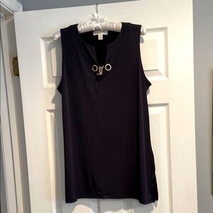 Navy blue Michael Kors top.
Large